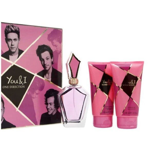 One Direction You & I 3-Piece Gift Set 50ml EDP Women Perfume Lotion Shower Gel - Picture 2 of 2